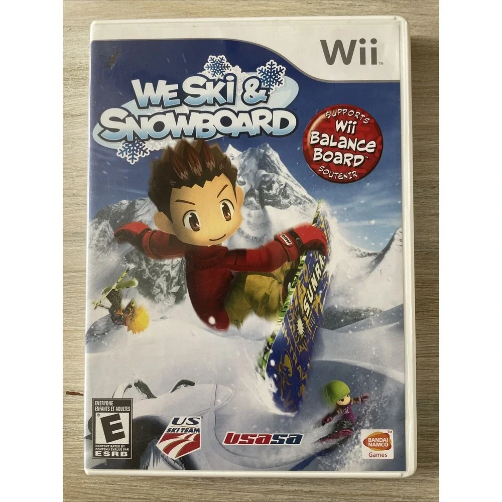 Nintendo Wii We Ski and Snowboard Complete in Box (CIB) with Manual and Tested
